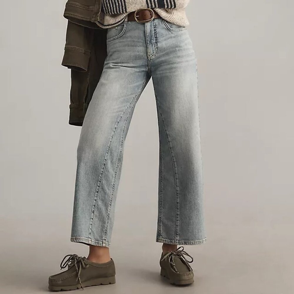 NWT Anthropologie Pilcro The Ellis Tapered Barrel Jeans, Size 29L - Picture 3 of 7